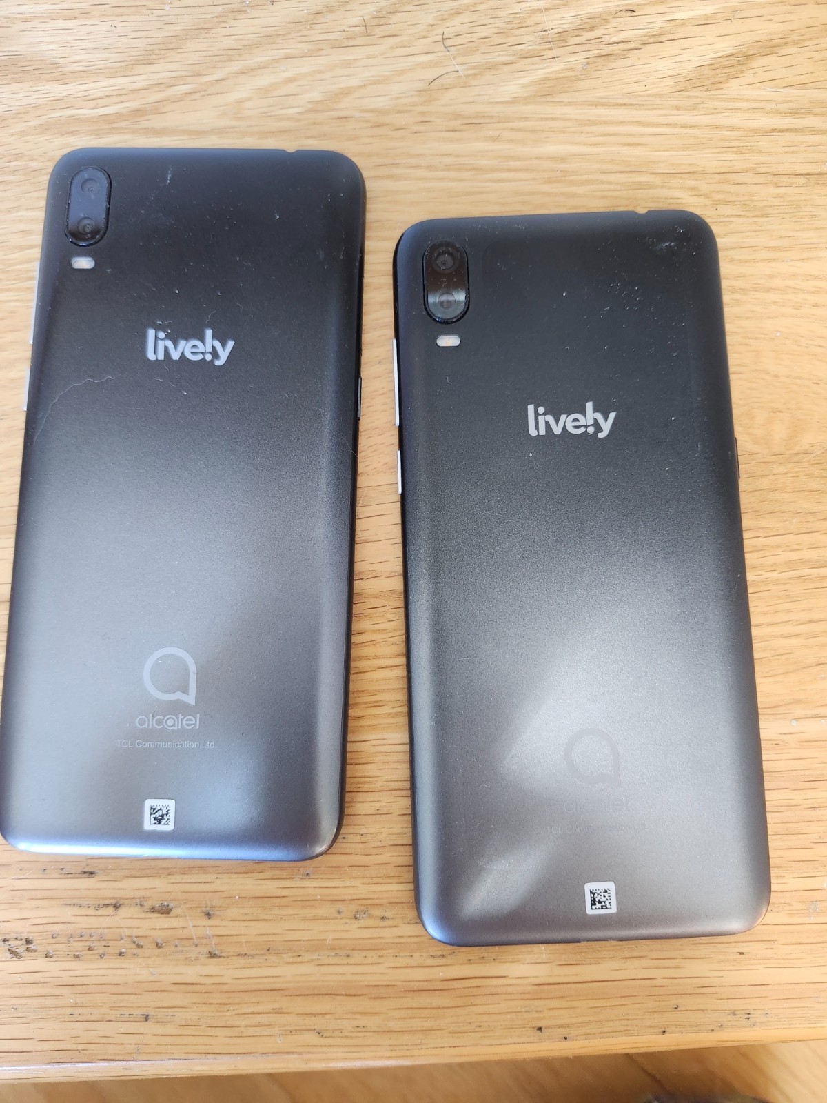 2 Alcatel Jitterbug Smart 3 32GB Smartphones for Seniors 6.22″ HD Dual Camera 4G