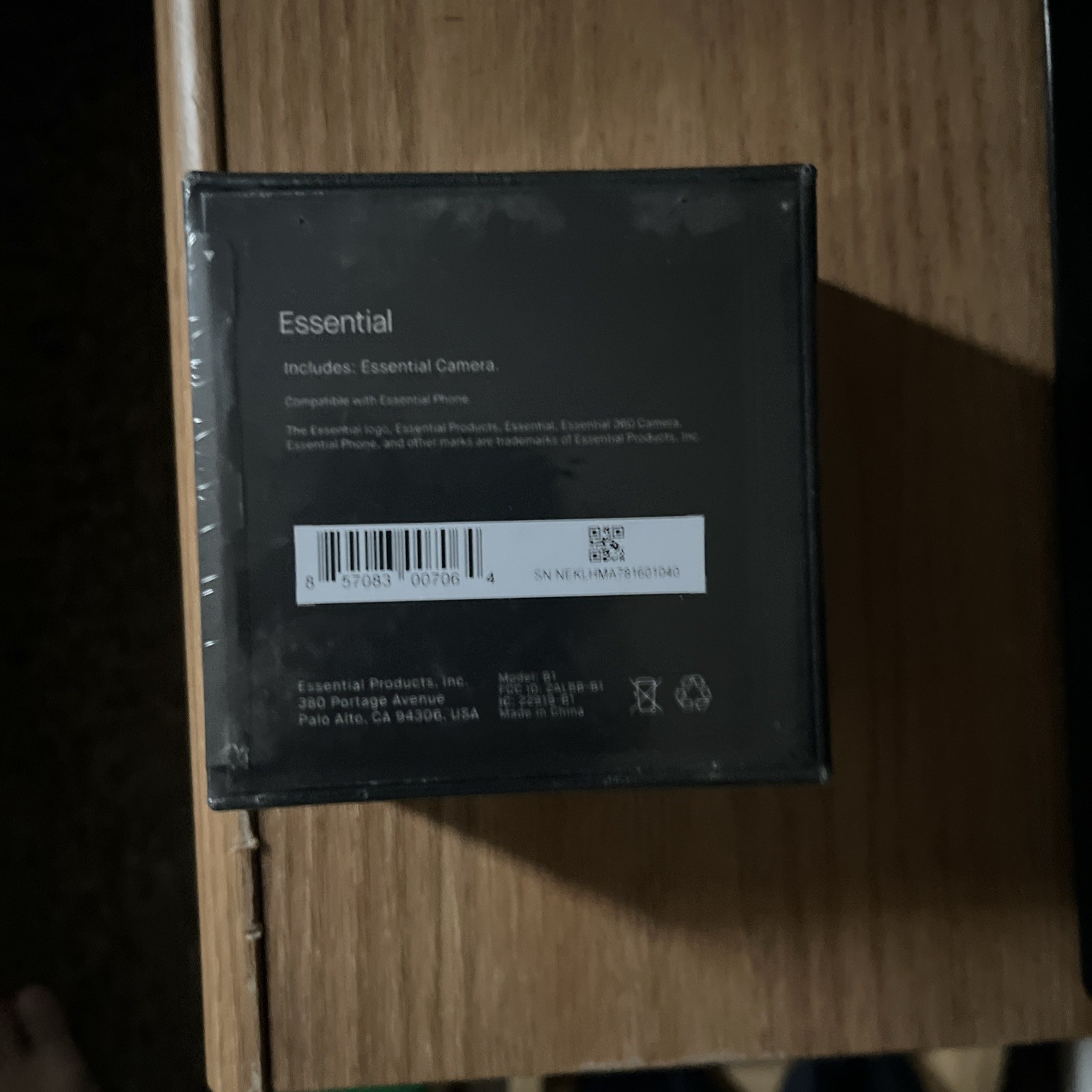 Essential 360-Degree Camera for Essential Phone B1 Boxed NOT OPENED BOX NEW