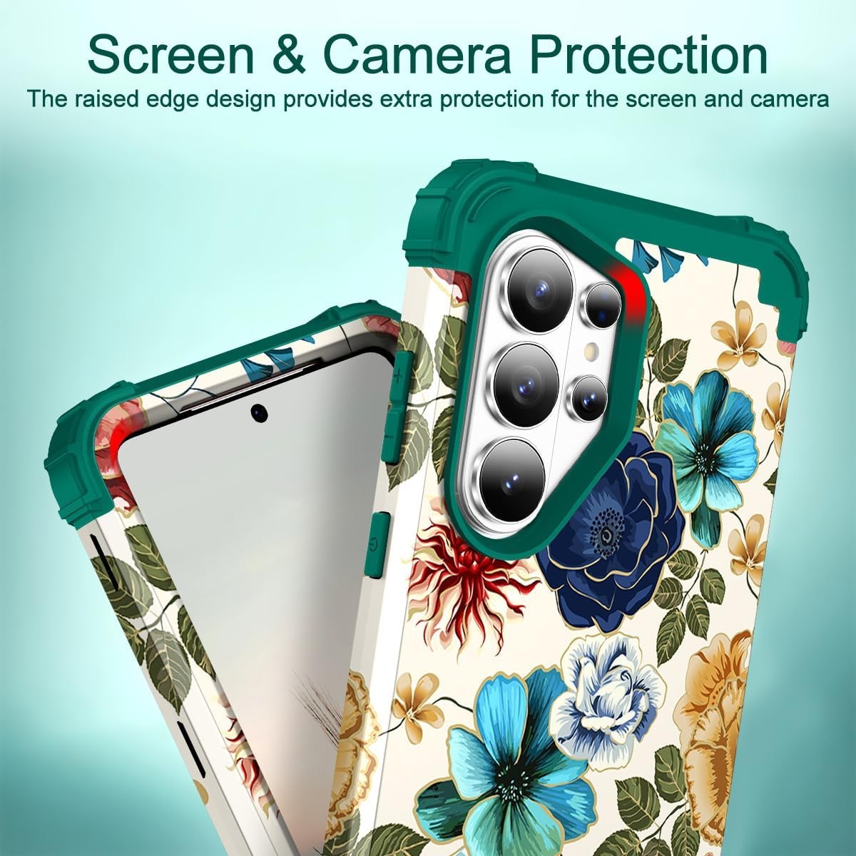 Shockproof Heavy Duty Hard Plastic+Soft Silicone Rubber Bumper Case for Galaxy S