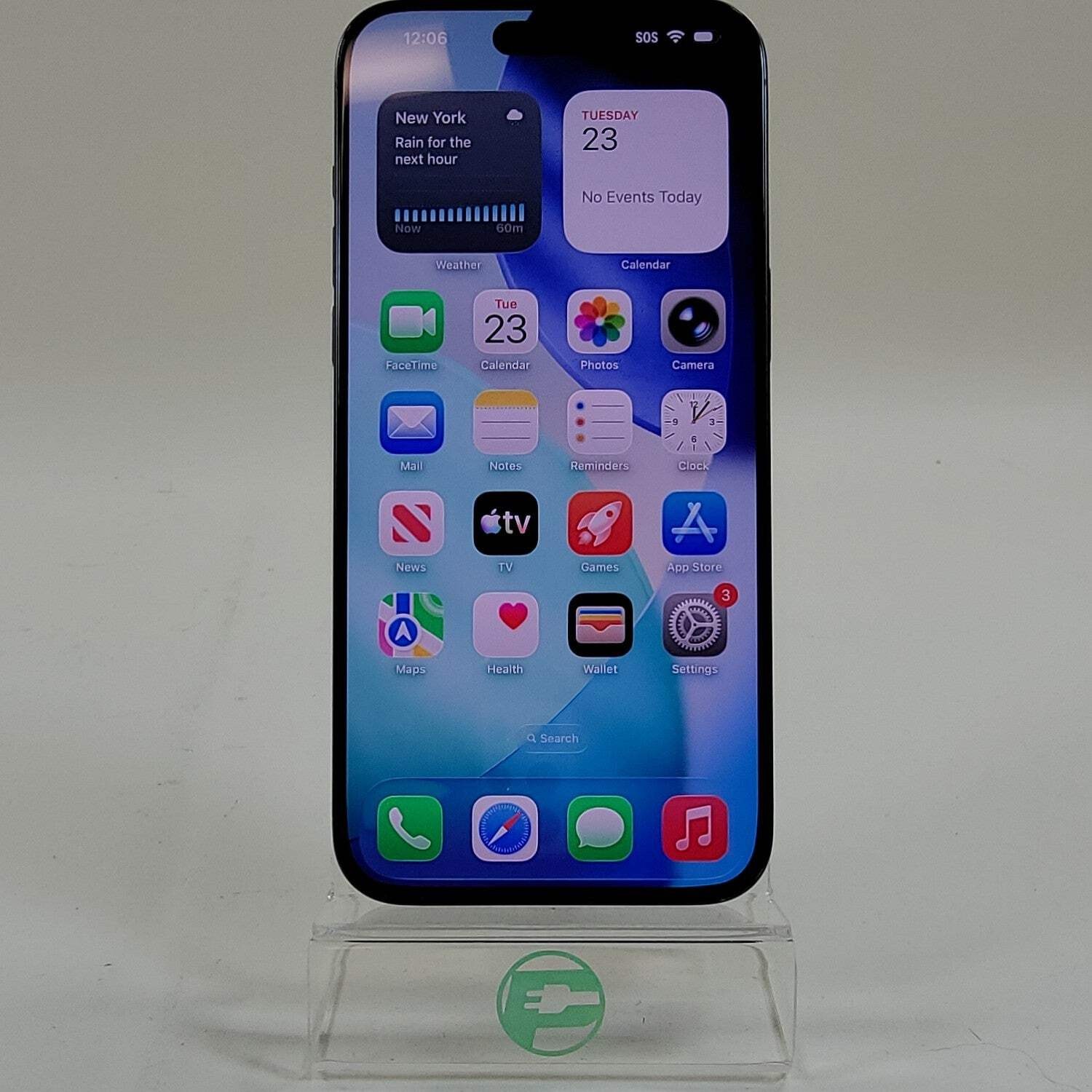 Unlocked Apple iPhone 15 Pro Max 256GB 26.2 Blue MU693LL/A Read