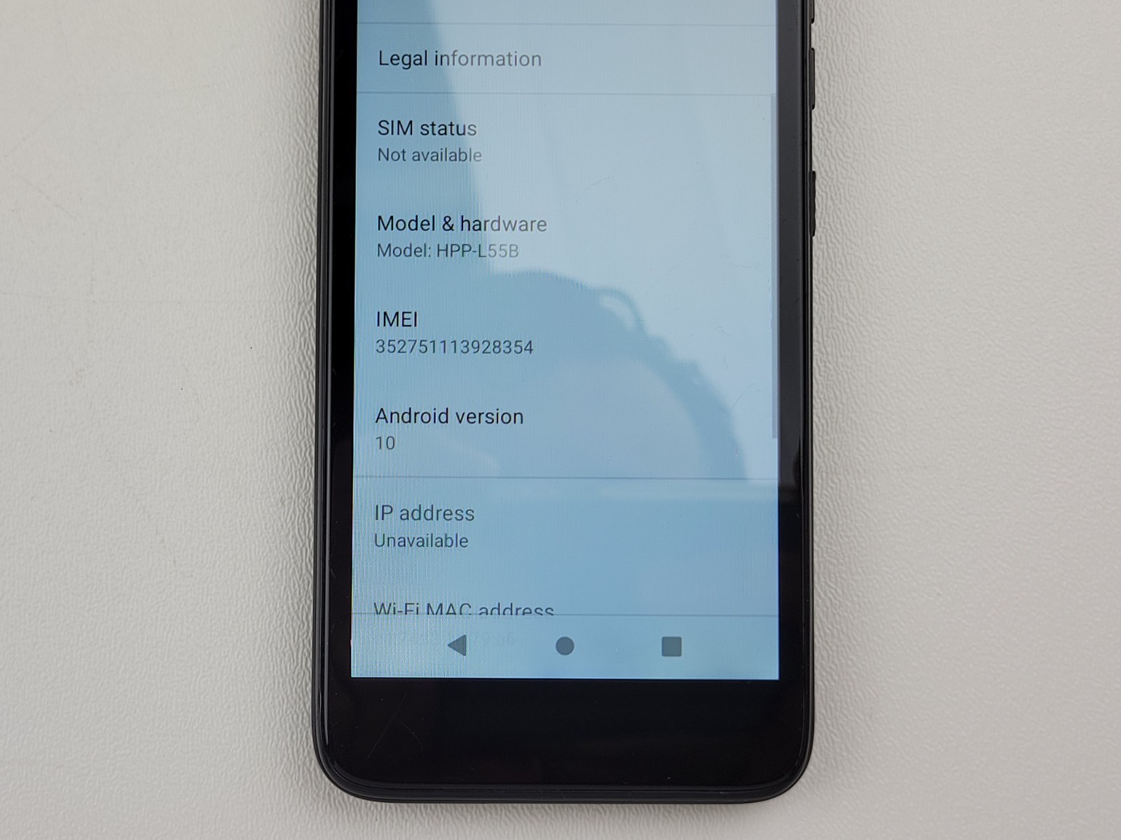 Hot Pepper Serrano 3 (HPP-L55B) 16GB (CARRIER UNKNOWN) Smartphone – H7745