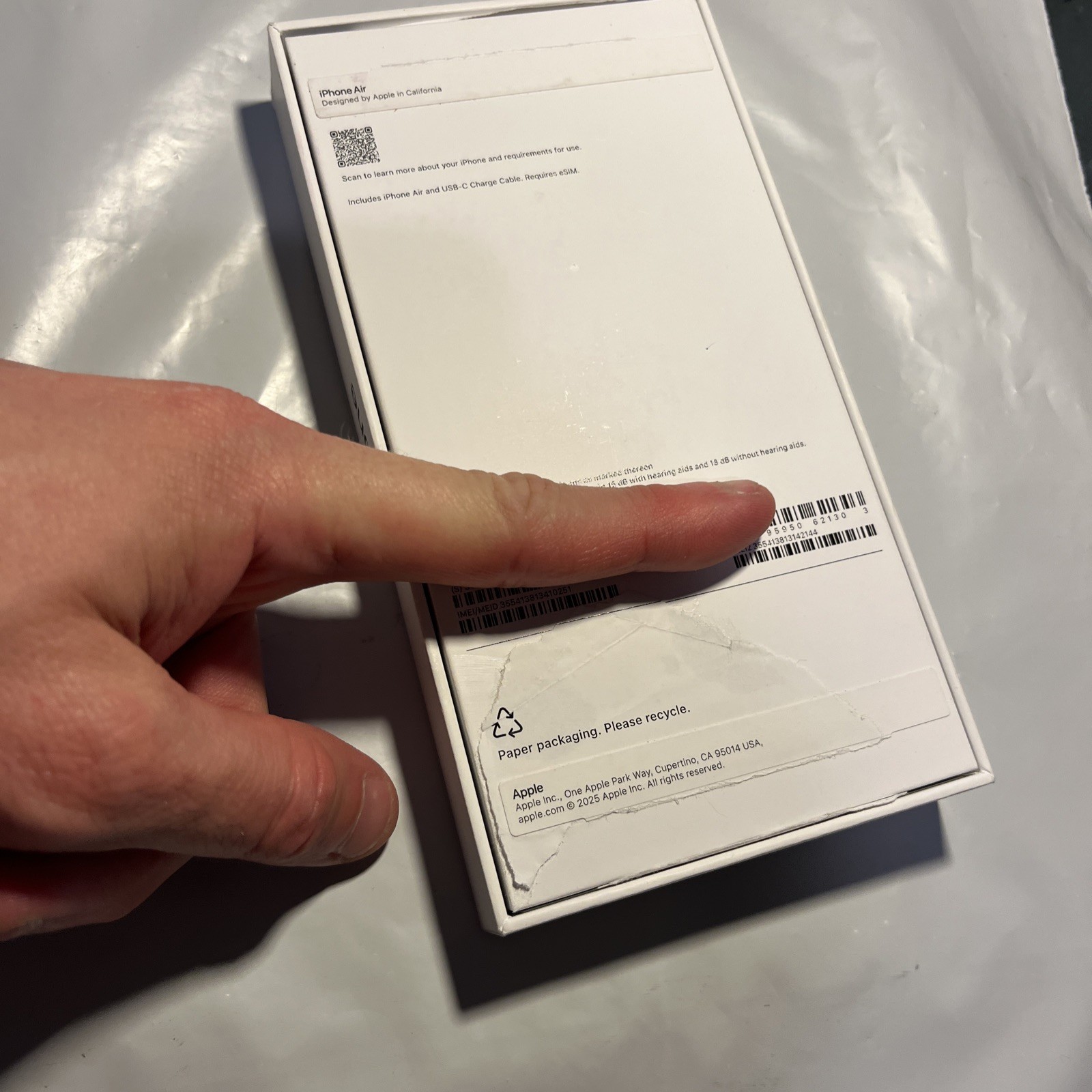 Apple iPhone 17 Air – 256GB ( Unlocked ) NEW (#625)