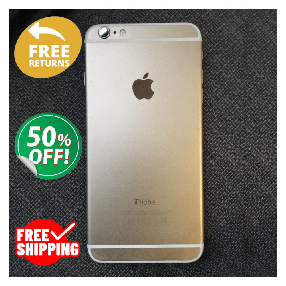 Apple iPhone 6 Plus 16GB/64GB Unlocked – Gold/Gray, Very Good, Free Shipping