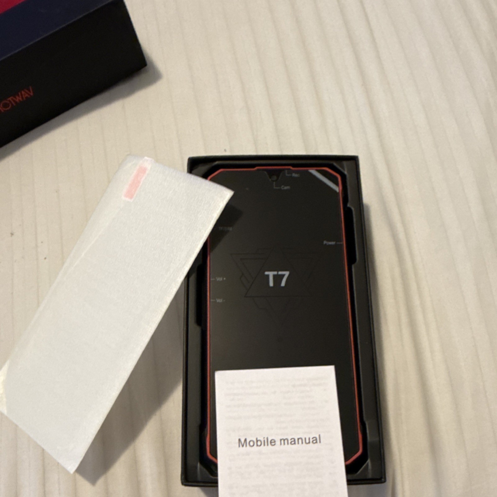 HOTWAV T7 Smartphone Ruby Red Model T7 EPREL Registration Number 2