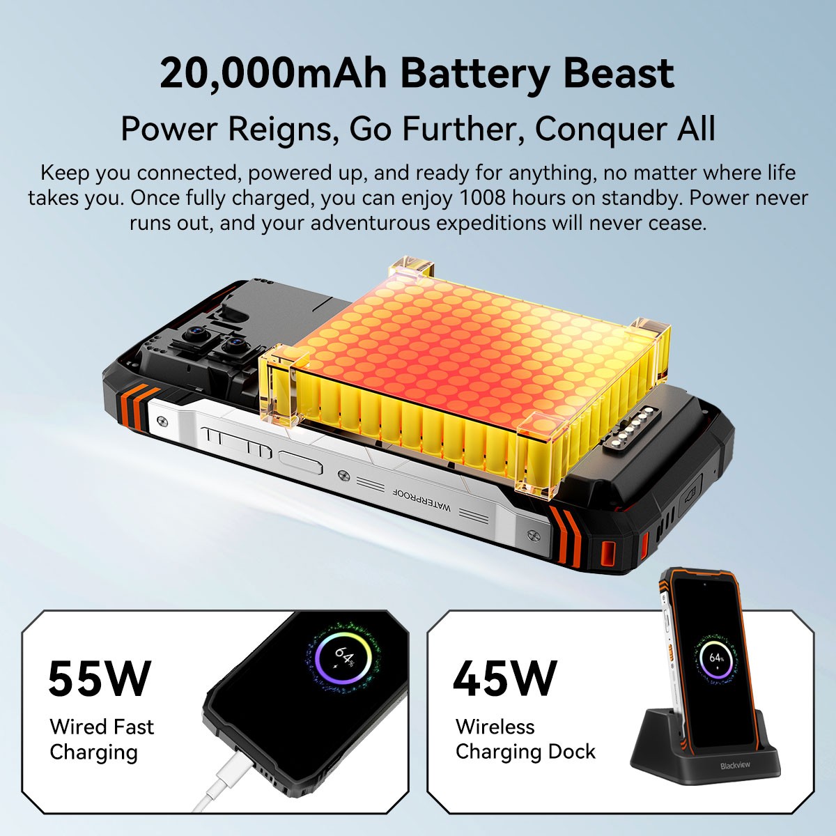 Blackview XPLORE 1 Pro 5G Rugged Smartphone 48GB+512GB FLIR Thermal Imaging NFC