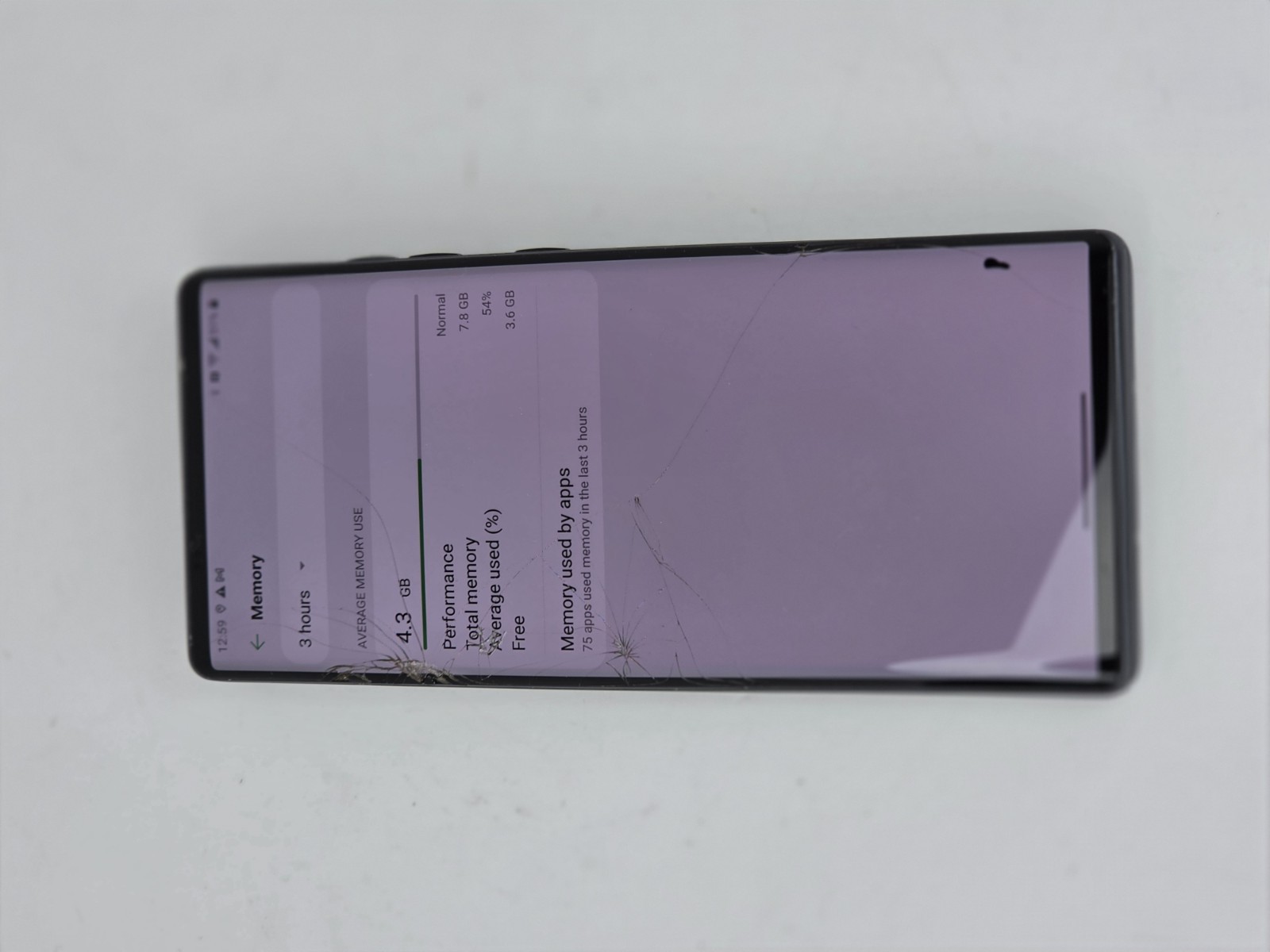 LG Wing LM-F100TM FOR PARTS ONLY (Cracked/Damaged Screen) LOCKED