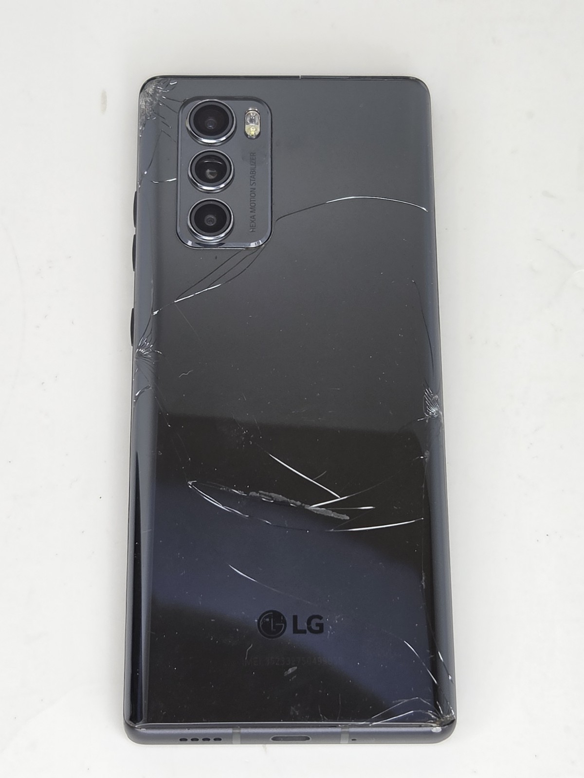 LG Wing LM-F100TM FOR PARTS ONLY (Cracked/Damaged Screen) LOCKED