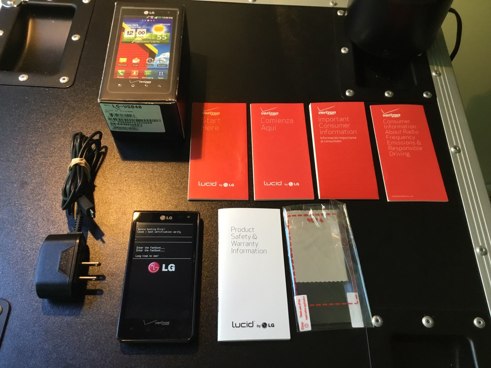 LG Lucid VS840 (Verizon) 4G CDMA Smartphone – Plum – Beautiful – Read Desc!
