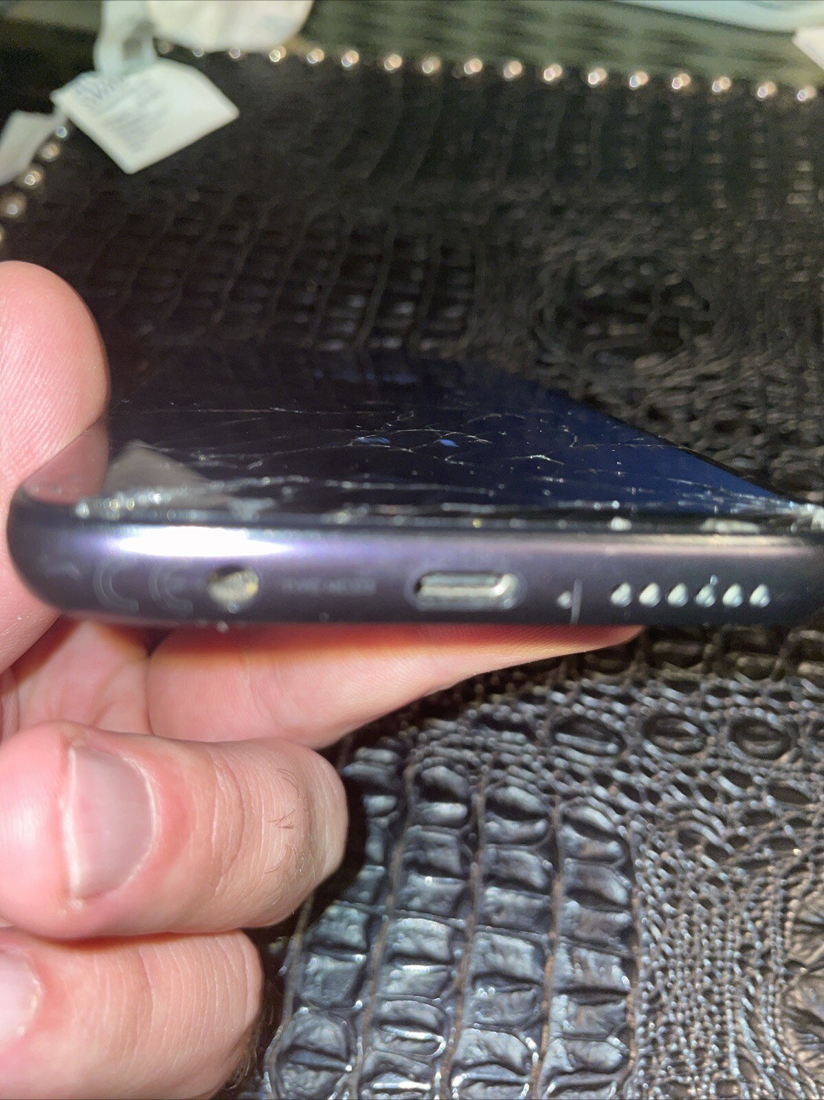 Motorola One 5G Ace 64GB ATT Works Well- Cracked Screen IMEI CLEAN