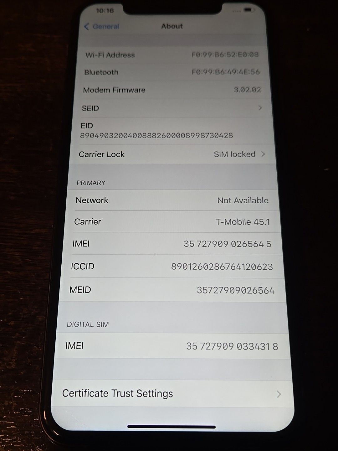 Apple iPhone XS Max – 64GB – Unlocked (Read Description) Rose Gold T Mobile