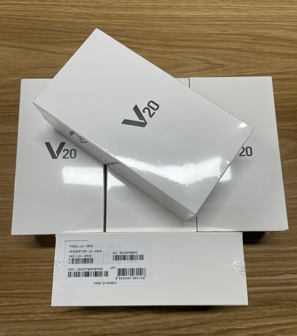 LG V20 VS995 H910 H918 64GB+4GB Fingerprint Unlocked Smartphone- New Unopened