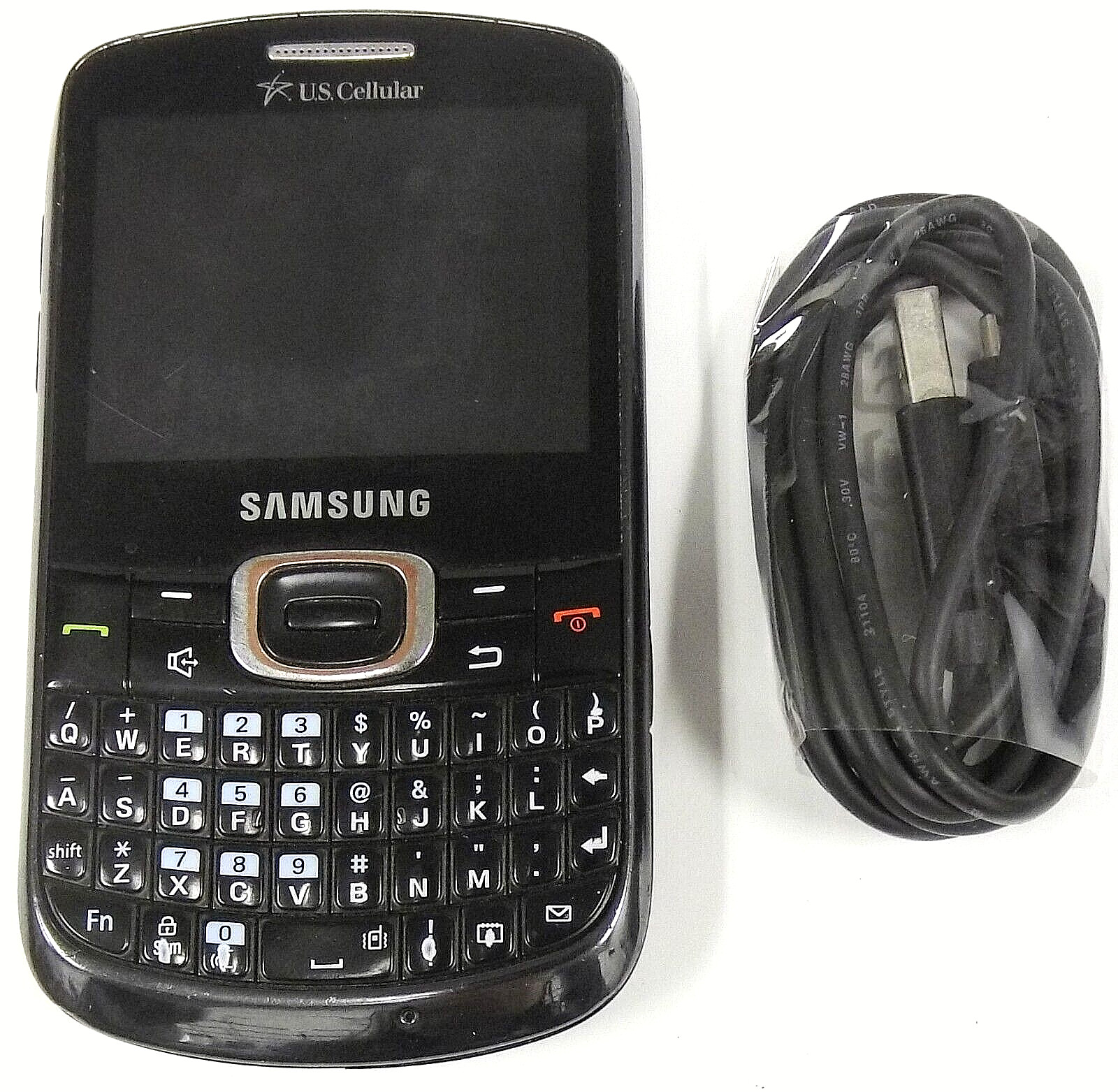 Samsung Freeform 4 SCH-R390 – Black ( U.S. Cellular ) Rare CDMA Phone – Bundled