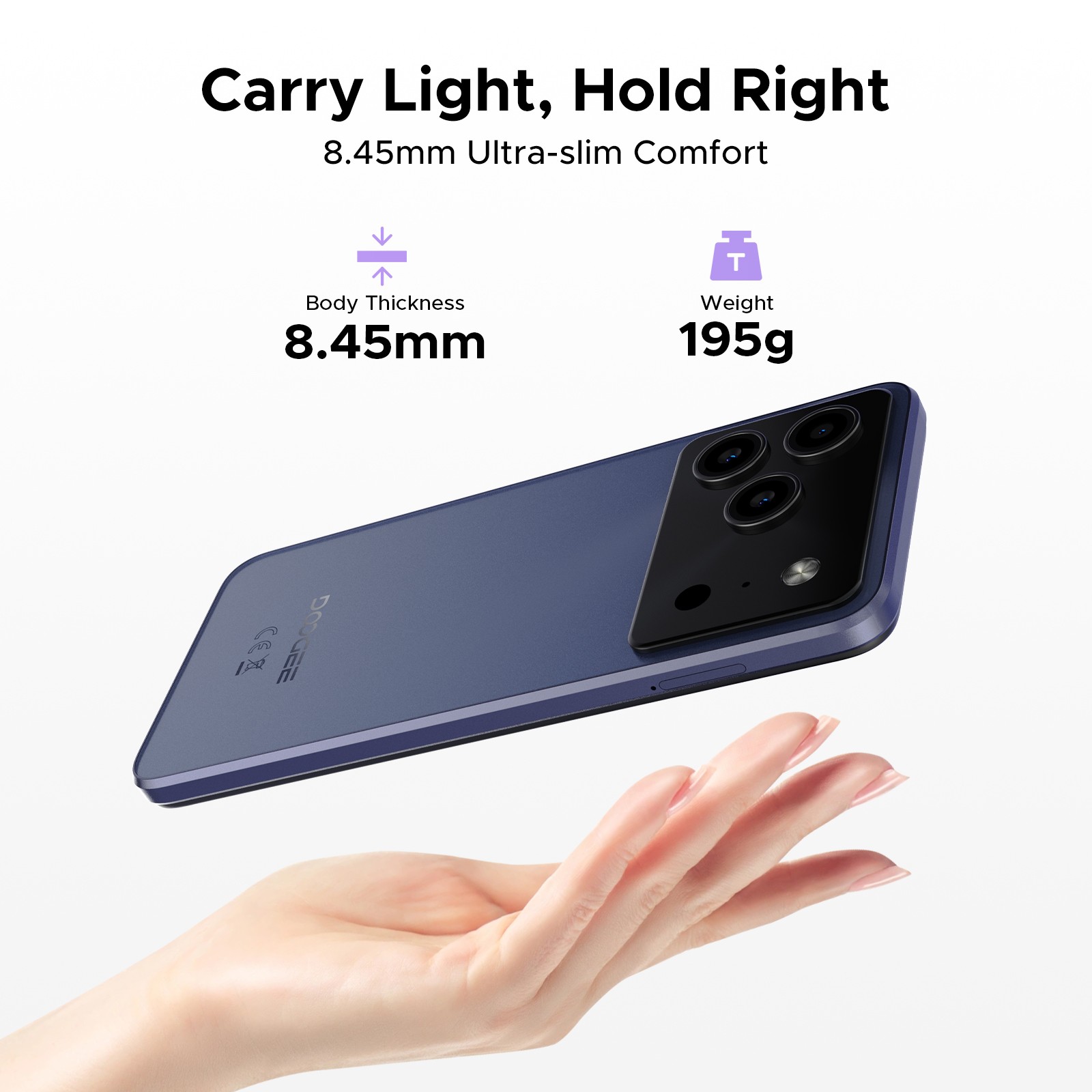 DOOGEE Note56Plus Unlocked Android 16 Cell Phone 48GB+256GB 6150mAh 50MP+8MP NFC
