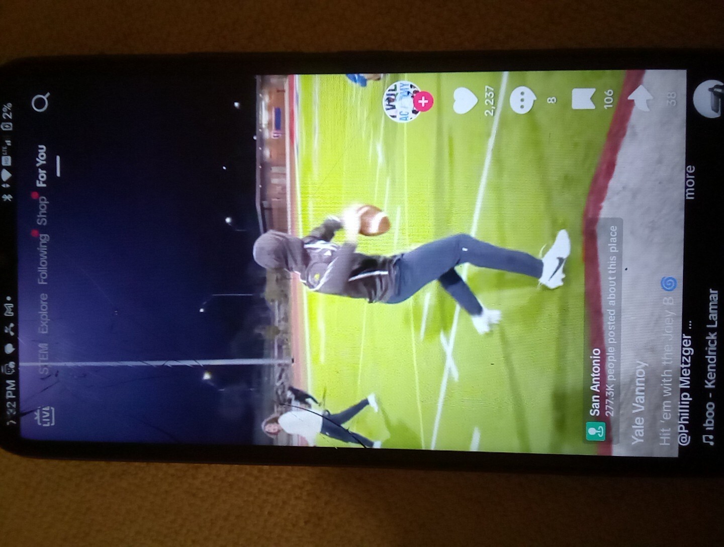Android With TikTok Downloaded-LG Vortex VS660