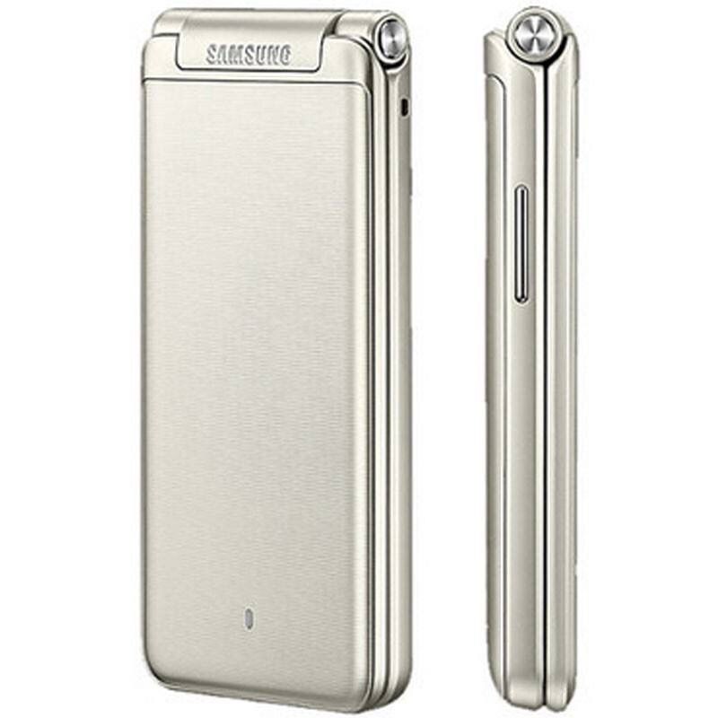 Unlocked Samsung Galaxy Folder 2 G1600 Dual SIM Flip SmartPhone OPEN BOX GOLD US