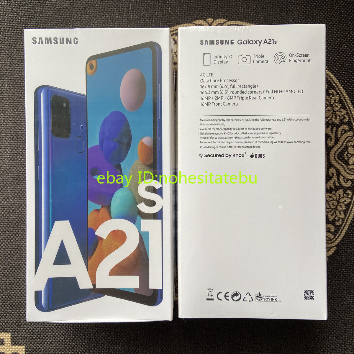 Samsung Galaxy A21s 64GB A217F/DS 6.5″ 48MP 5000mAh Unlocked Multicolor New seal