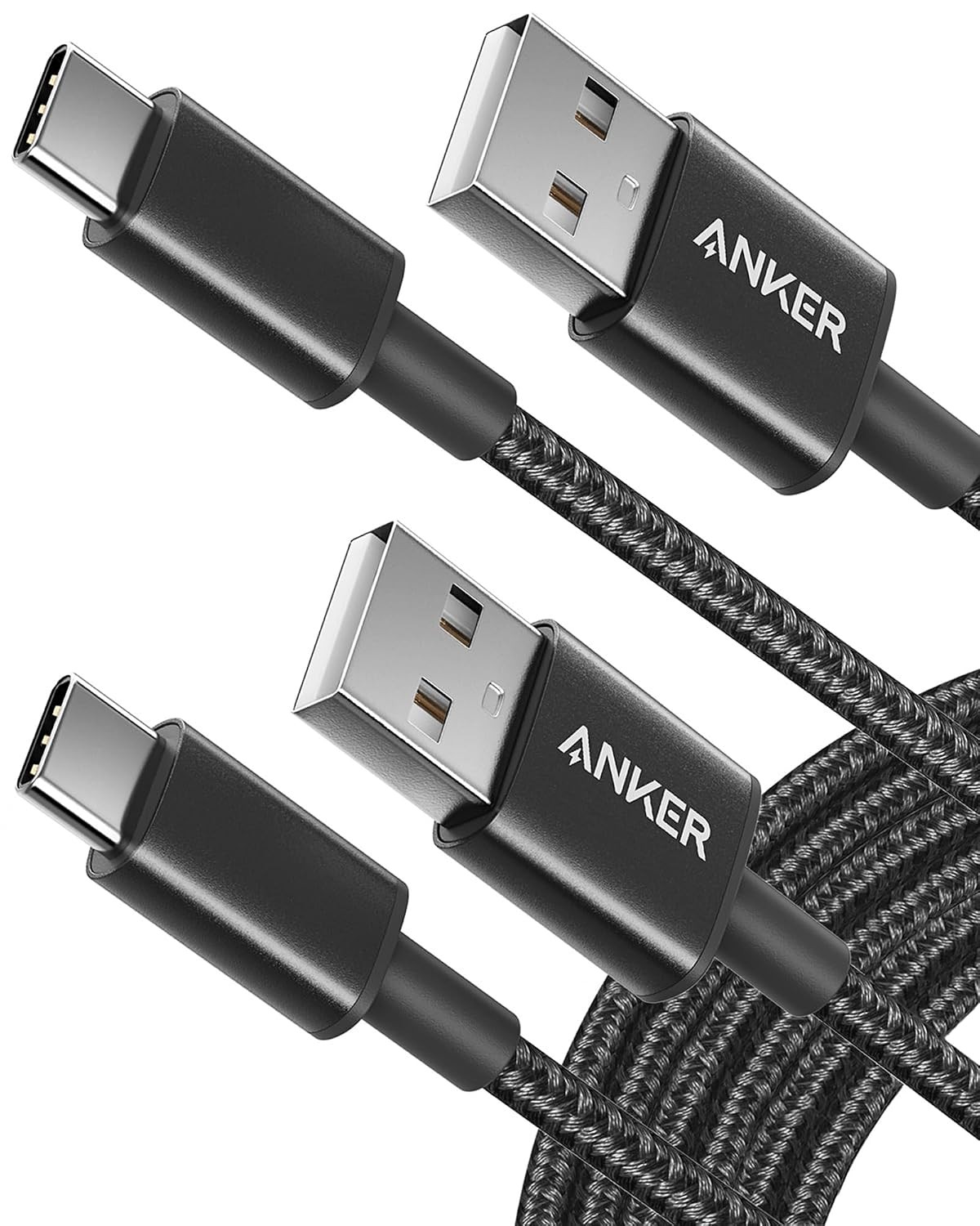 2 Pack USB A to USB C Fast Charger for iPhone 17 Series, Samsung Galaxy S10 10ft
