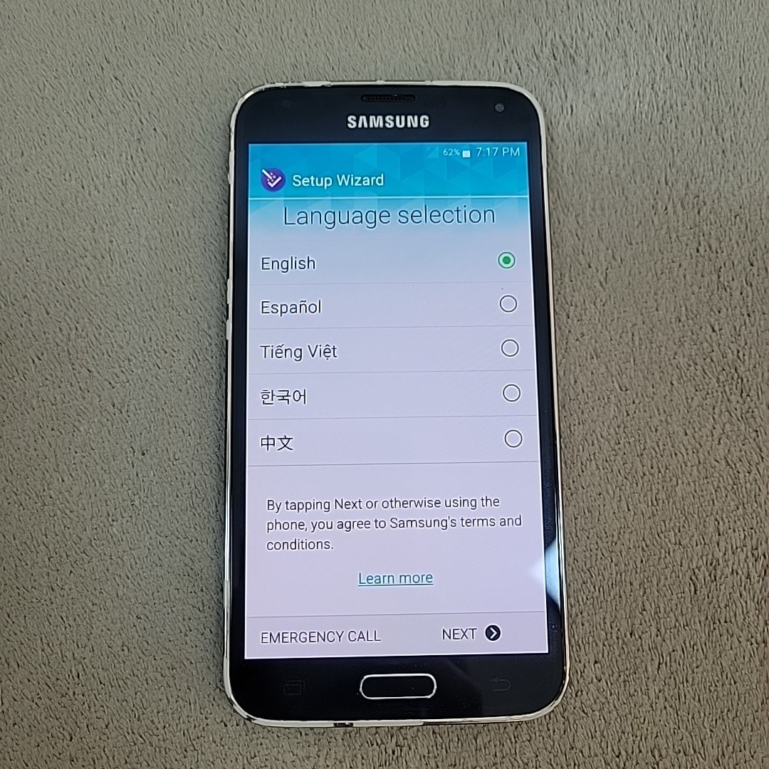 Samsung Galaxy S5 16GB Verizon Smartphone Reset Powers On READ