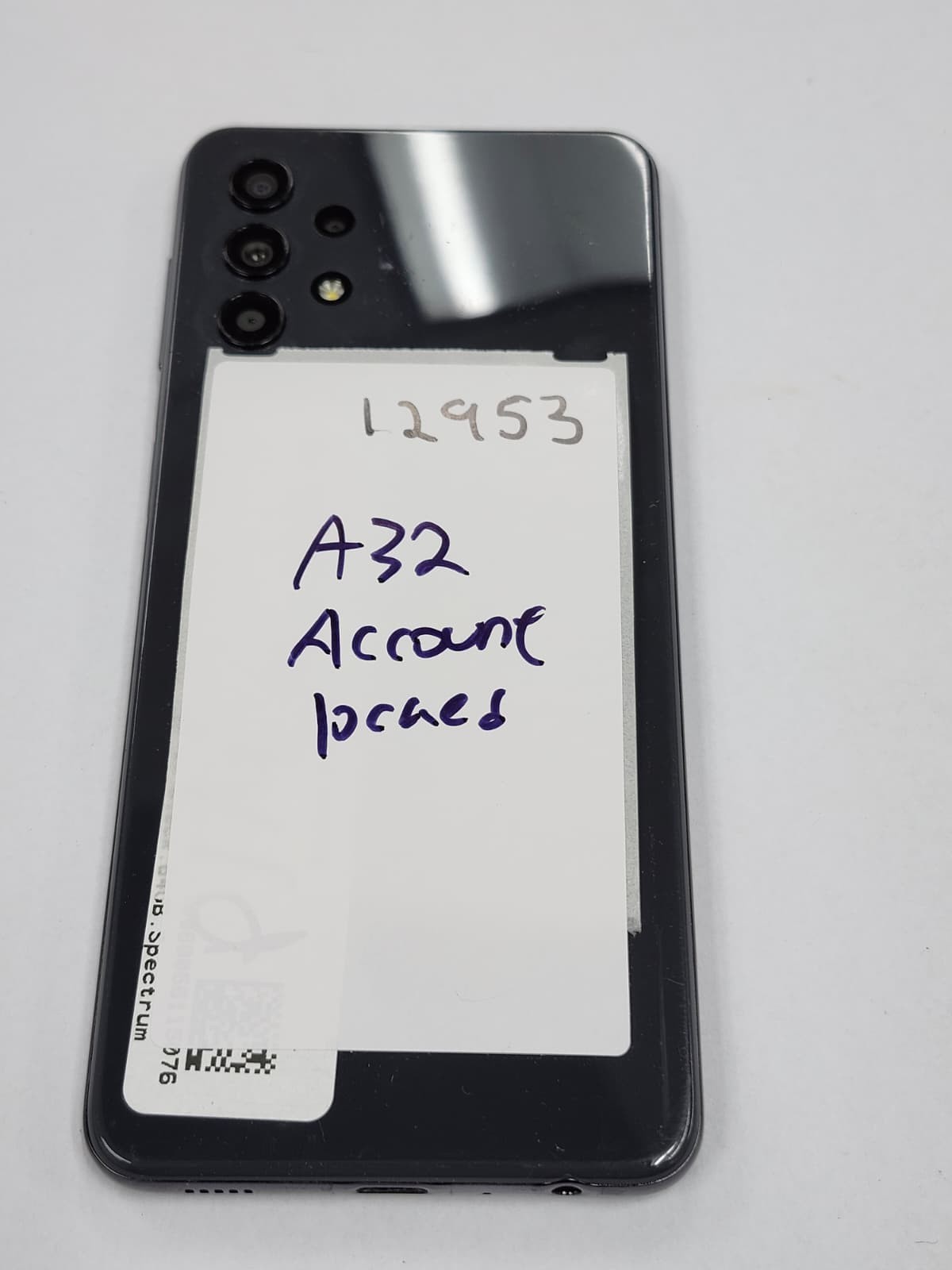 DEFECTIVE- Samsung Galaxy A32 5G – 64 GB – Black – Unknown – 12953