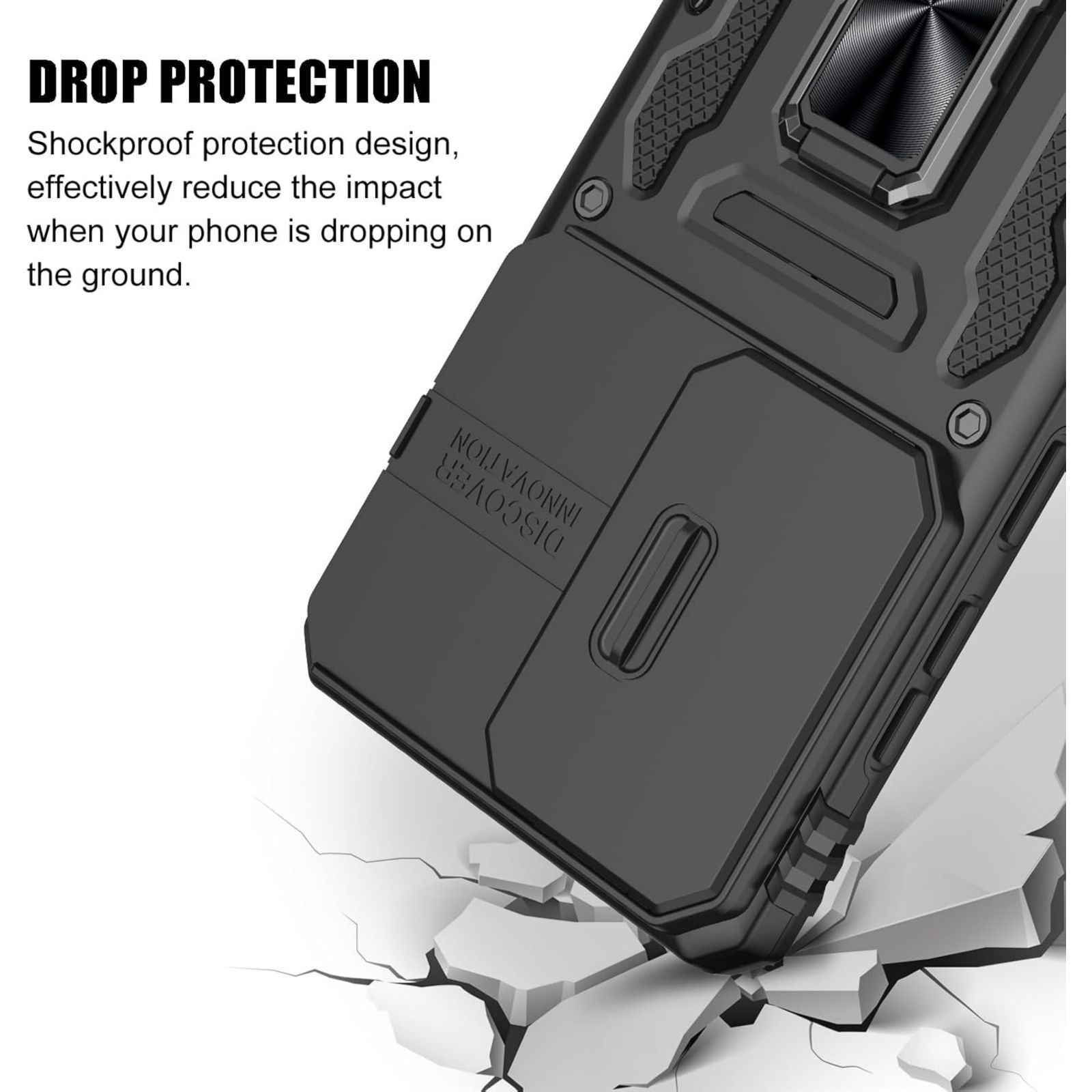 For Samsung Galaxy S26 Ultra Case w/ Military Grade Protective Cover & Kickstand