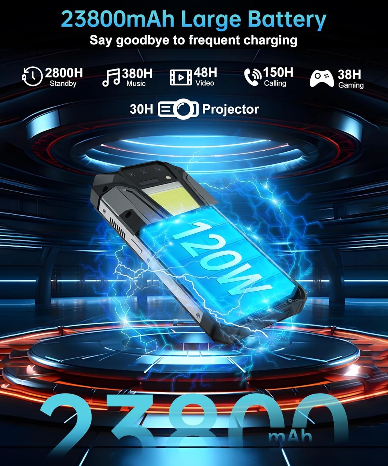 8849 Tank 2 Pro Rugged Smartphone 24+512GB Projector 23800mAh