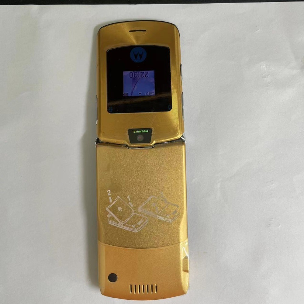 Original Motorola RAZR V3i 1.2MP camera, 2G unlocked flip phone