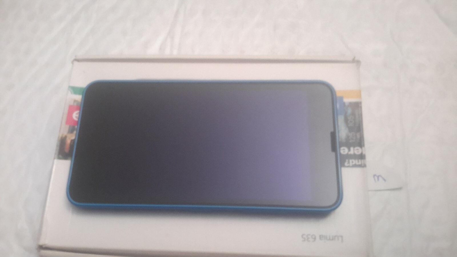 SPRINT NOKIA LUMIA 635 BLUE WINDOWS SMART CELL phone pro owed nice condition.