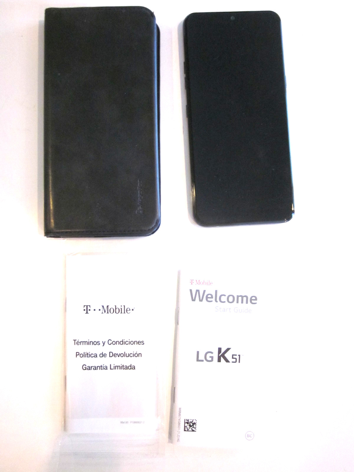 VERY GOOD BLACK LG K51 T-MOBILE SMARTPHONE