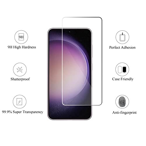 3+3 Pack Screen Protector & Camera Lens Protector for Galaxy S23 Ultra 0.25mm An