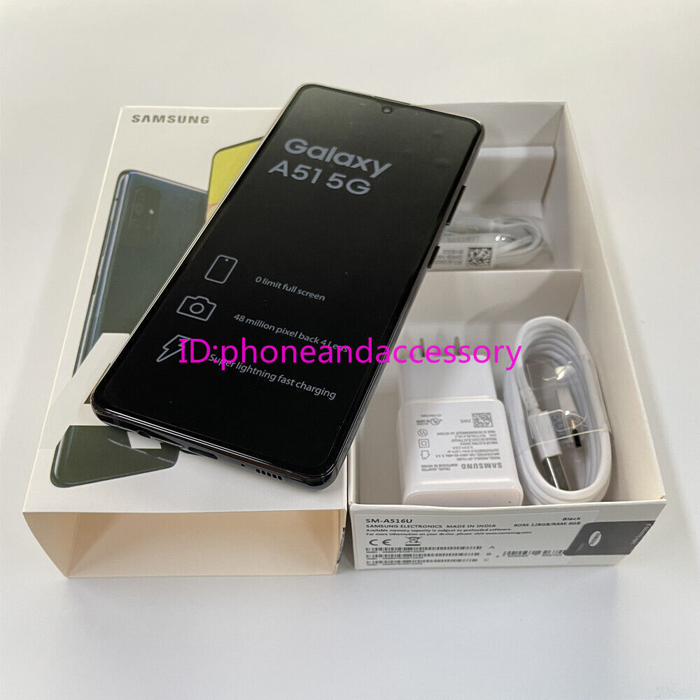 Unlocked Samsung Galaxy A51 5G SM-A516U 6/128GB 48MP 6.5″ Smartphone-New Sealed
