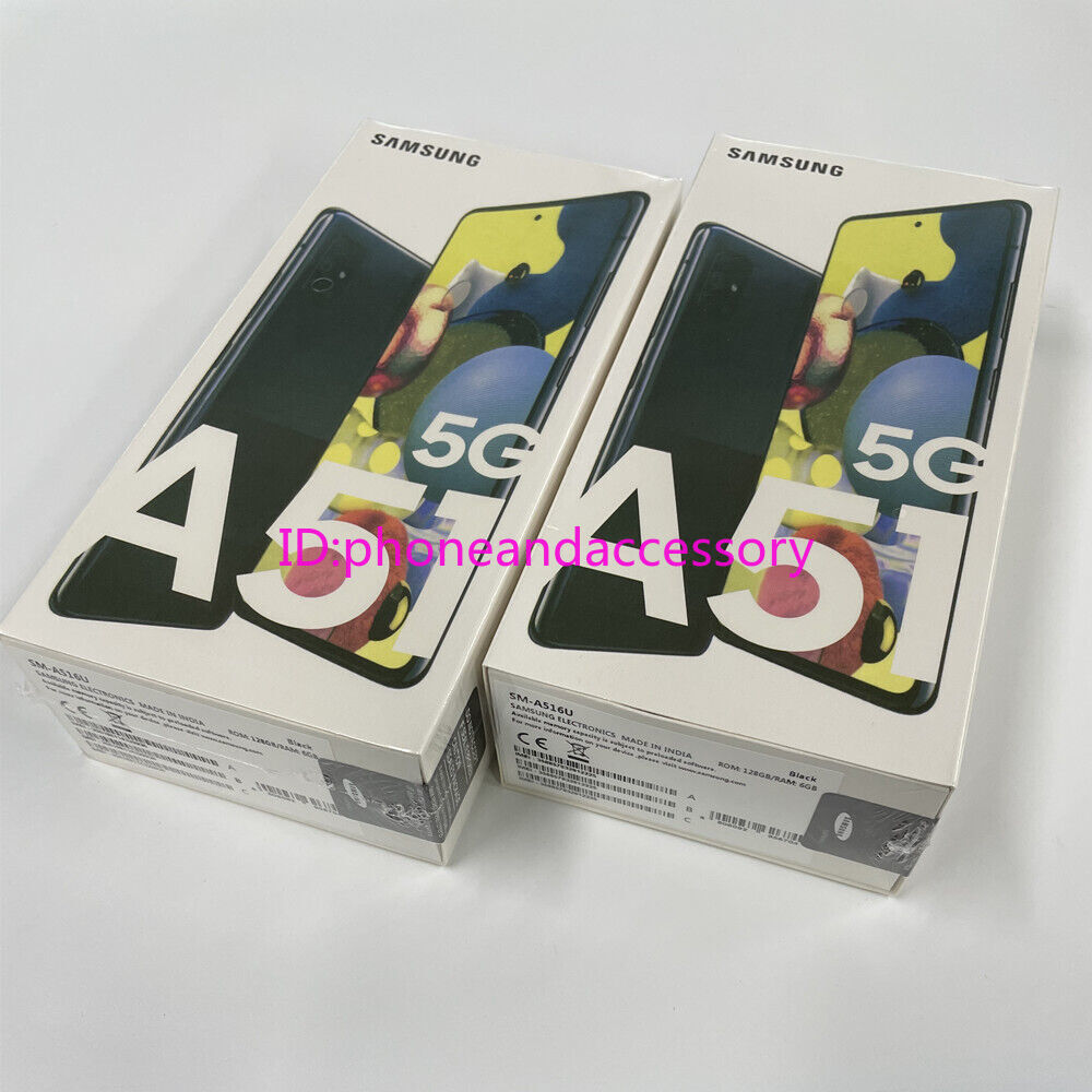 Unlocked Samsung Galaxy A51 5G SM-A516U 6/128GB 48MP 6.5″ Smartphone-New Sealed