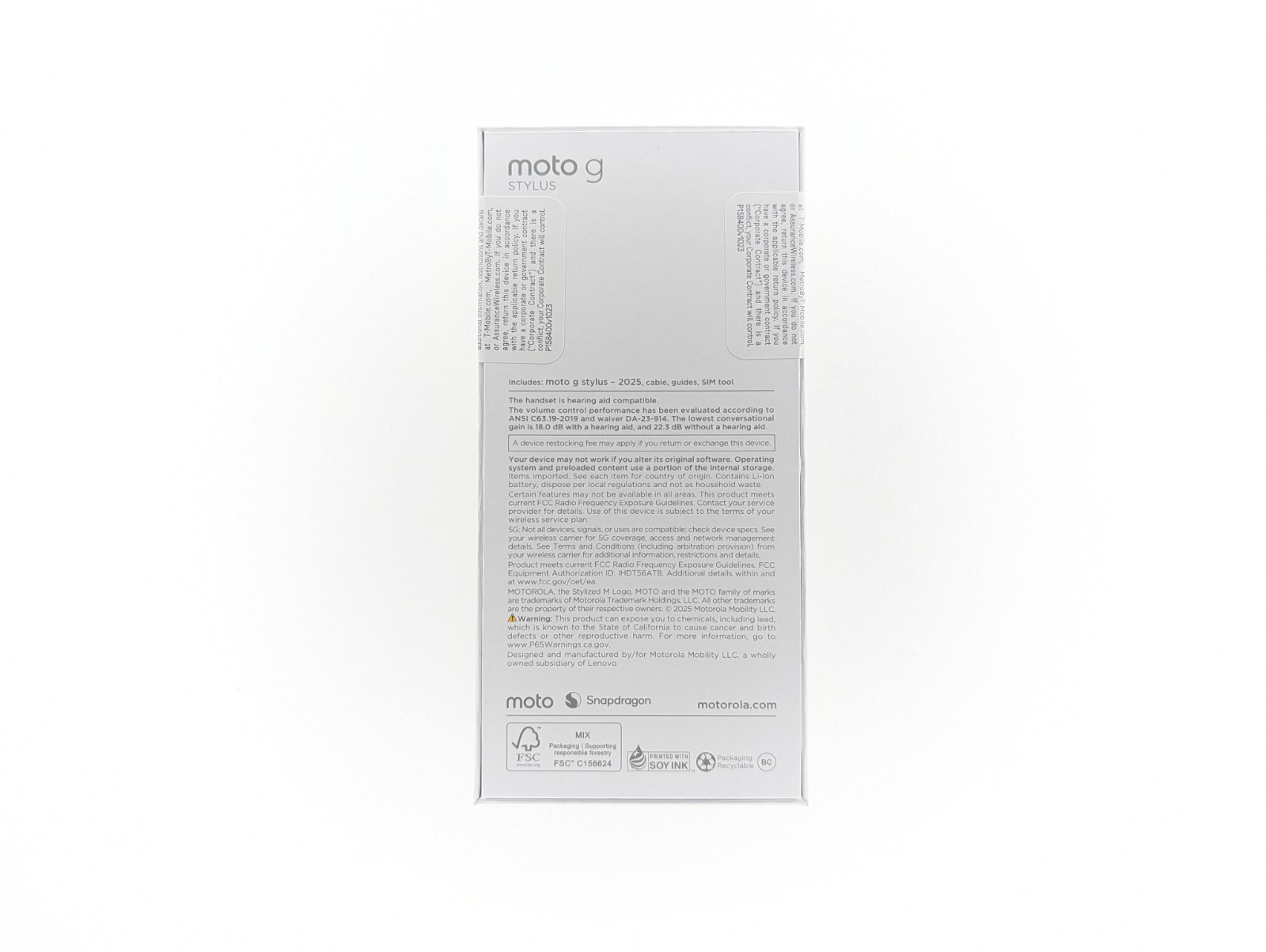 Motorola Moto G Stylus (2025) 128GB [XT2517-1] Blue (T-Mobile) – New