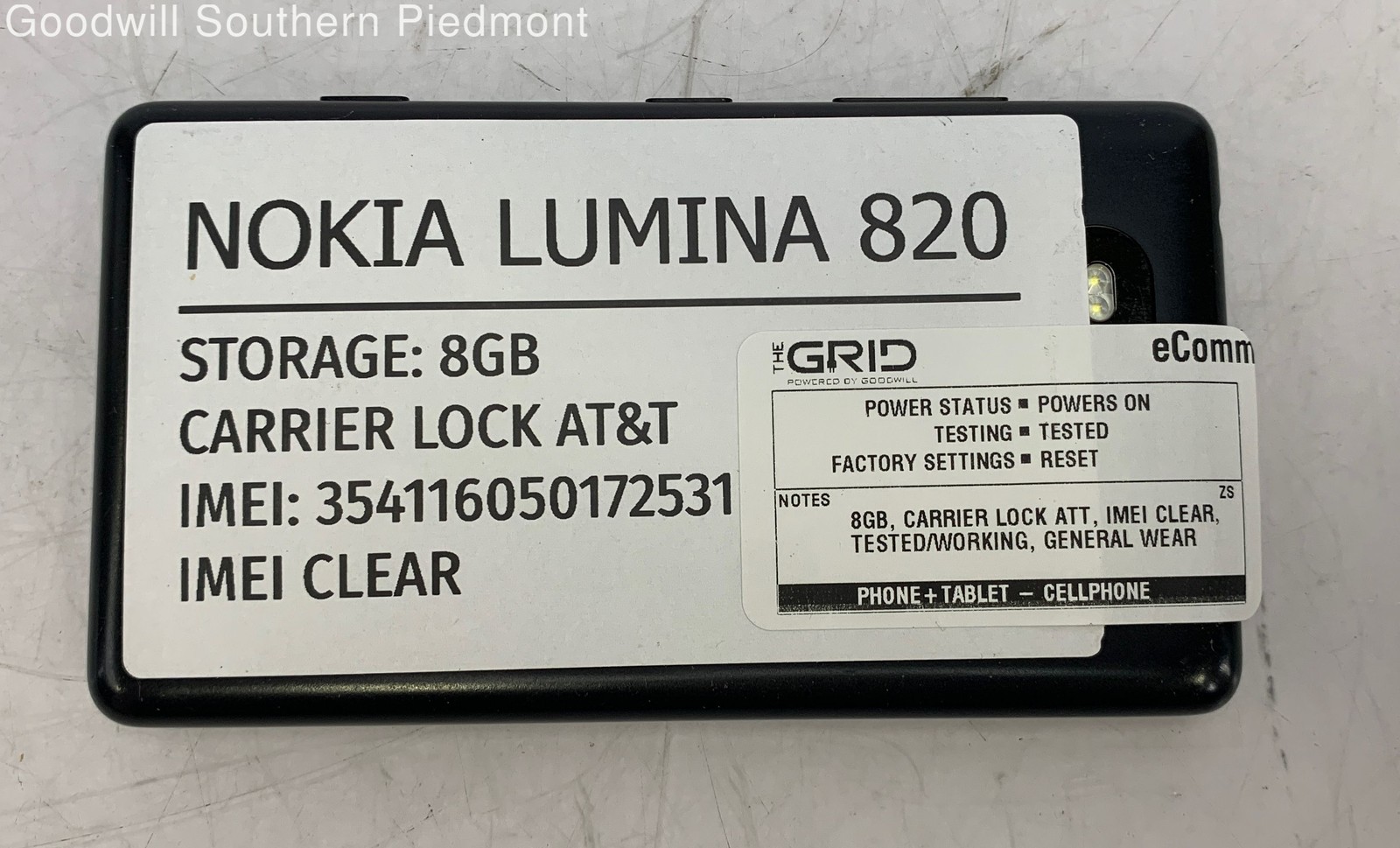 Nokia Lumina 820 8Gb Black AT&T Smartphone – Tested