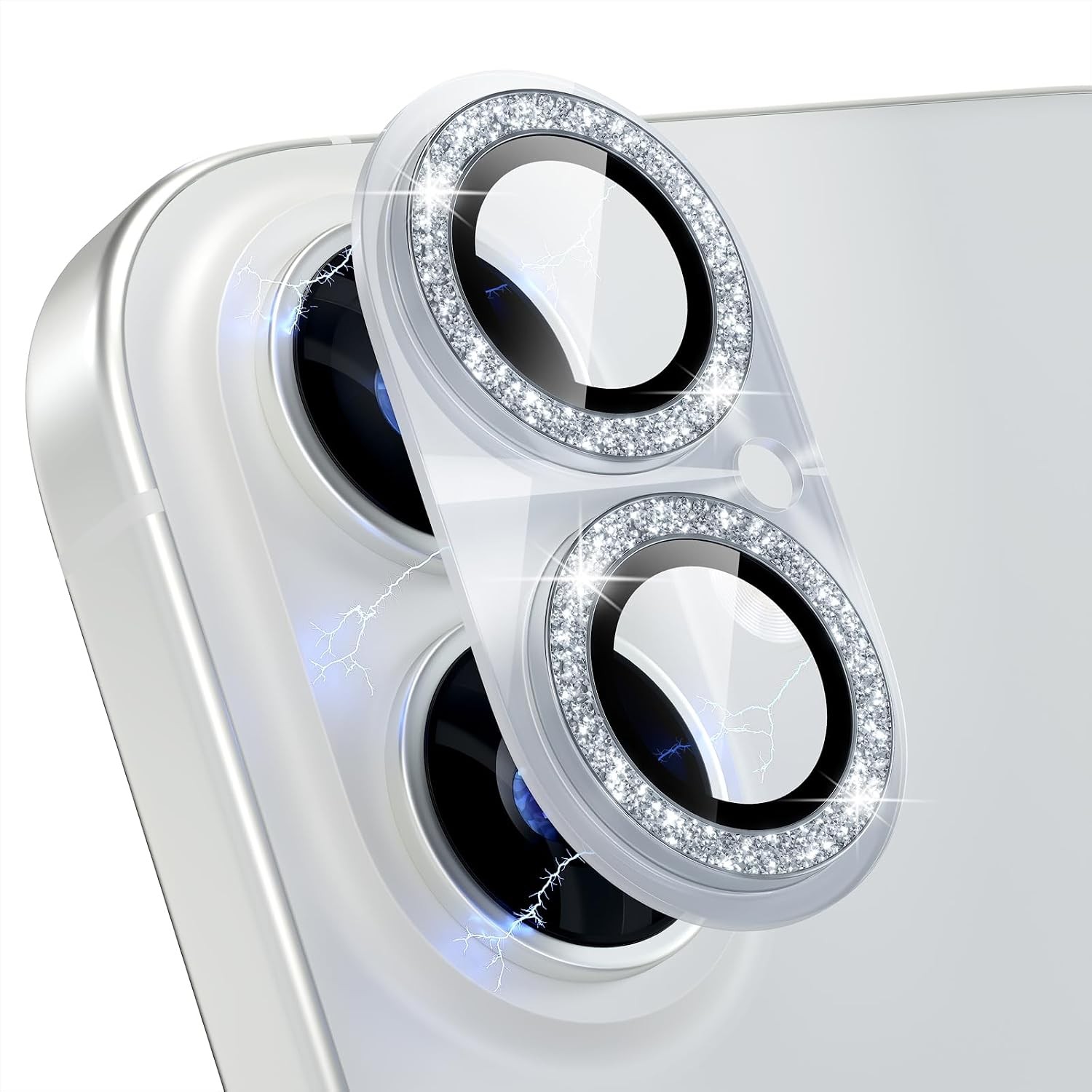 9H Tempered Glass Camera Lens Protector for iPhone 17, Bling Cover Accessories