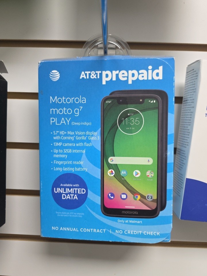 New AT&T Motorola Moto G7 Play 32 GB Deep Indigo unlocked