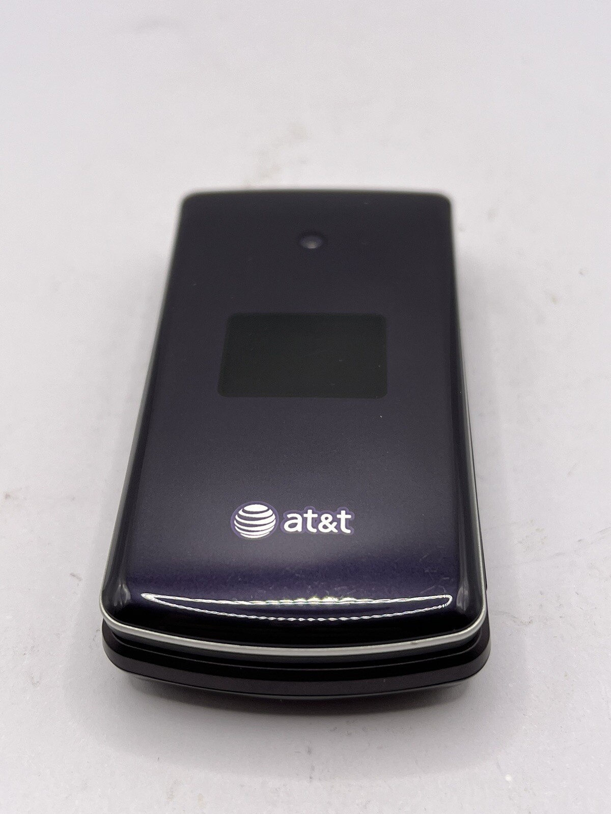 Vtg LG Model CU515 Black AT&T Wireless Flip Cell Phone Untested GC Plum Color