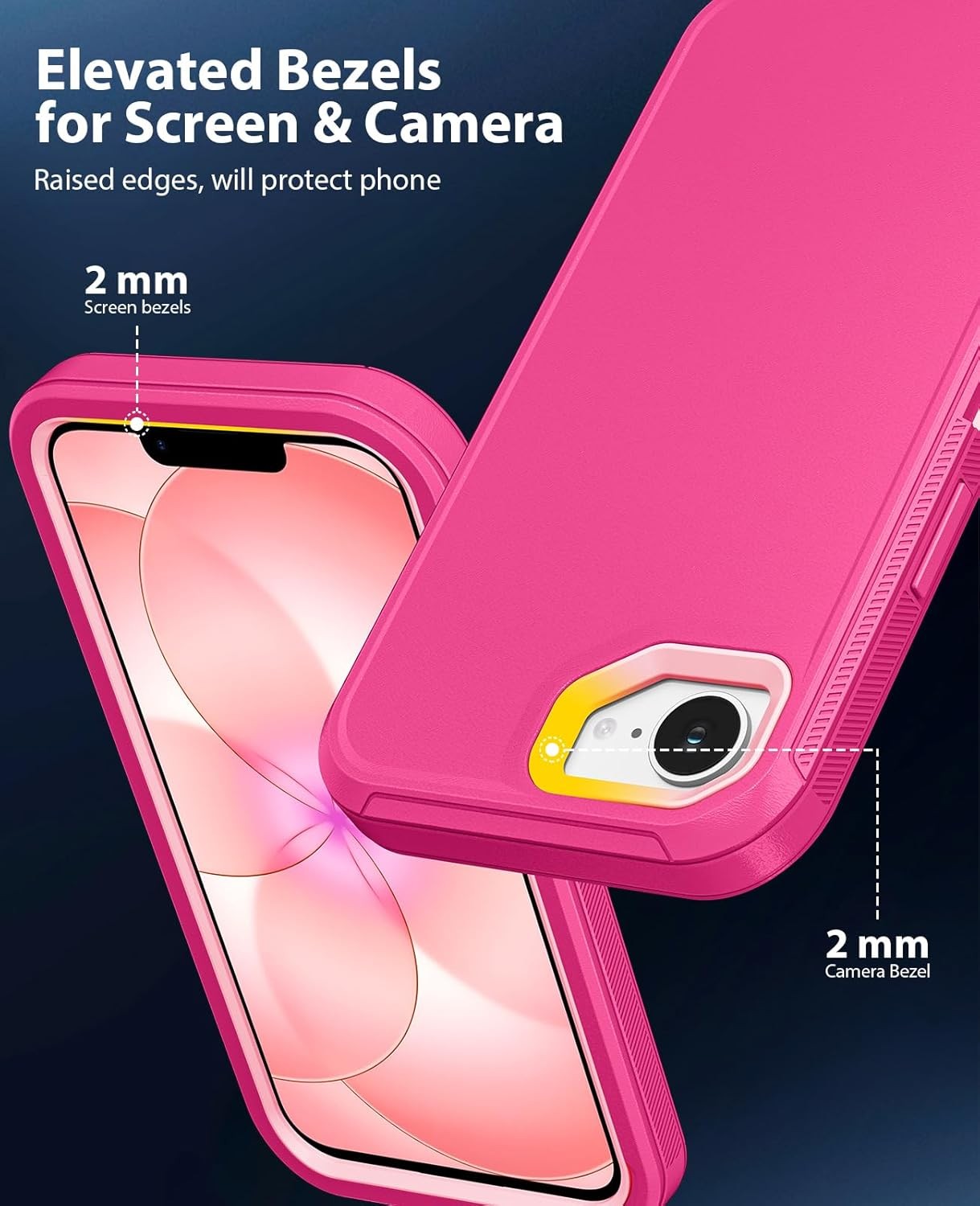 Case for iPhone 17e 5G 2026, Heavy Duty Rugged Dual-Layer Shockproof Protection