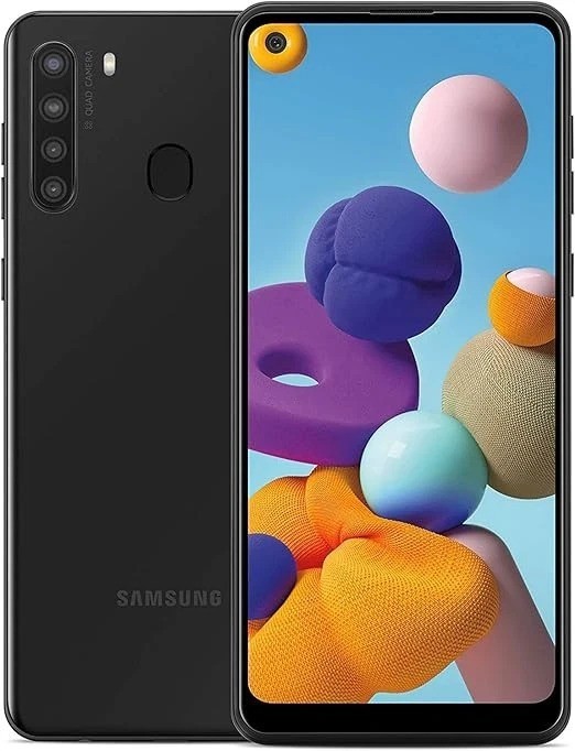 Samsung Galaxy A21 32GB A215U Black Unlocked Smartphone – Good