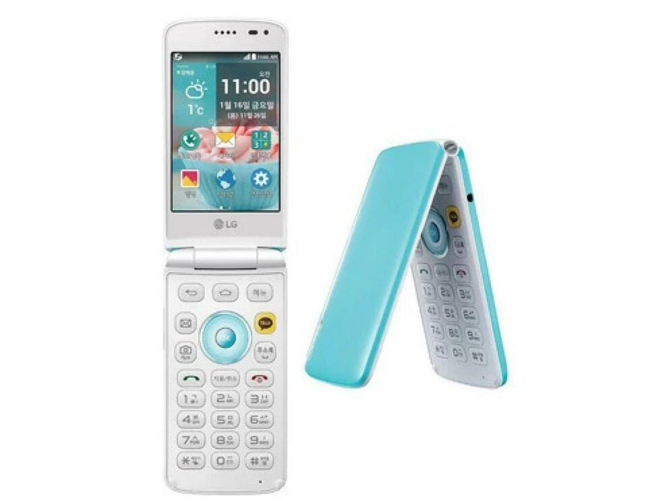 LG Ice Cream Smart F440L 8GB 4G Flip LTE Unlocked QuadCore Android Smartphone