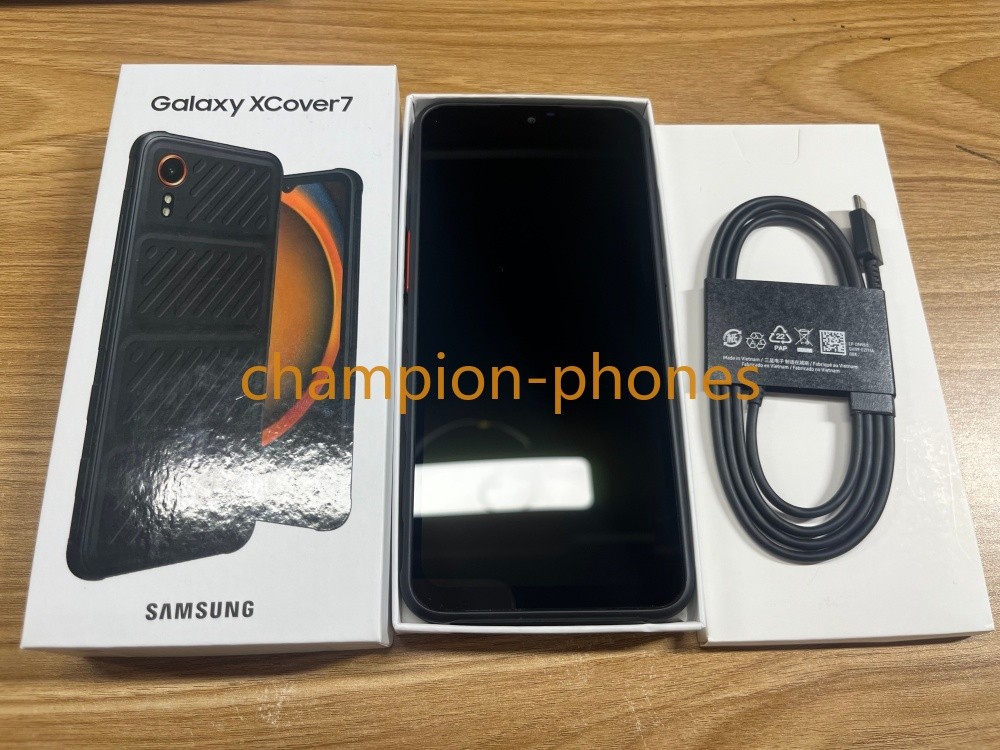 Unlocked Samsung Galaxy XCover 7 5G SM-G556B 6+128GB 6.6″ IP68 GPS New Unopened