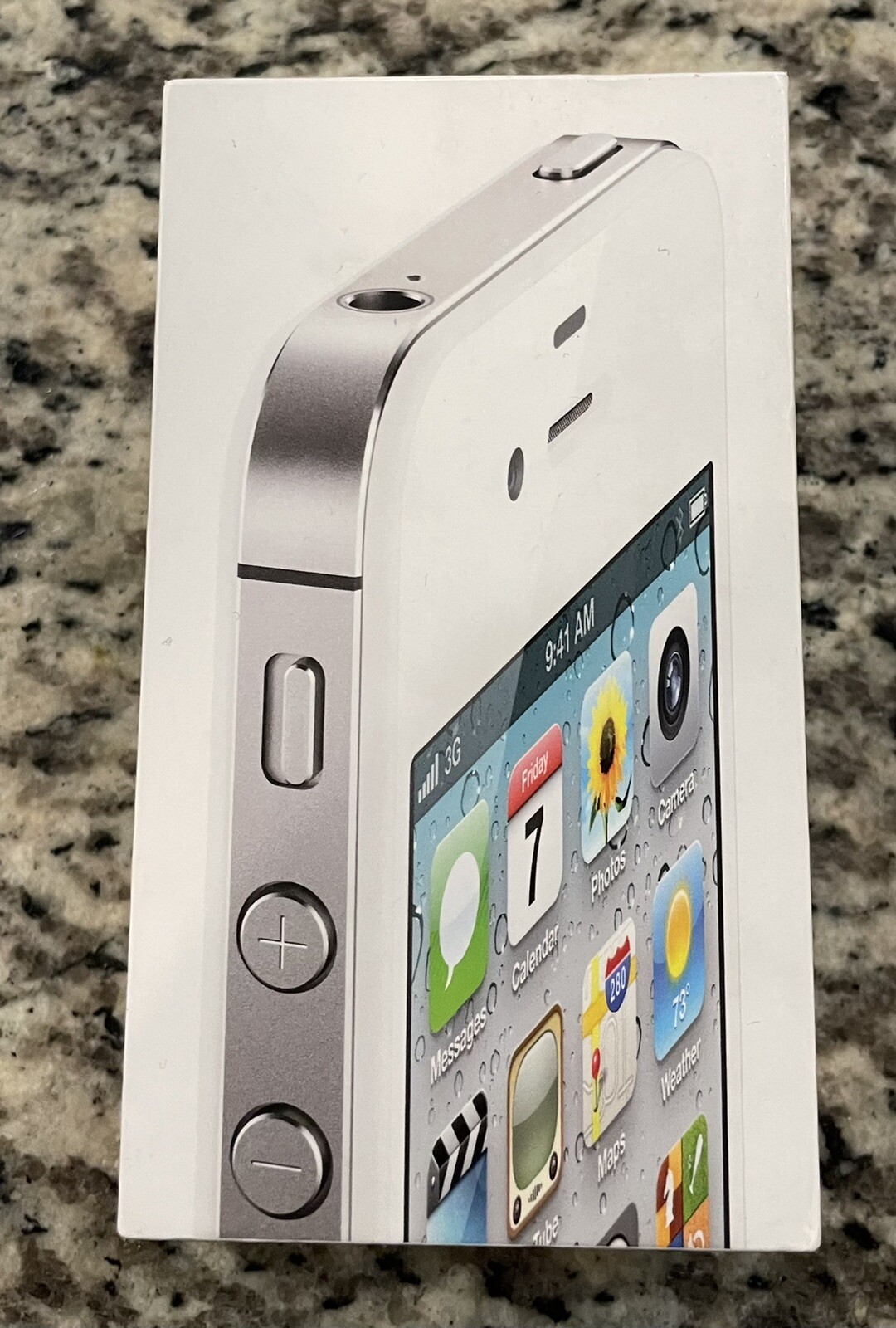Apple iPhone 4s – 16GB – White (AT&T) A1387 (CDMA + GSM) IOS 9.3.6 unlocked