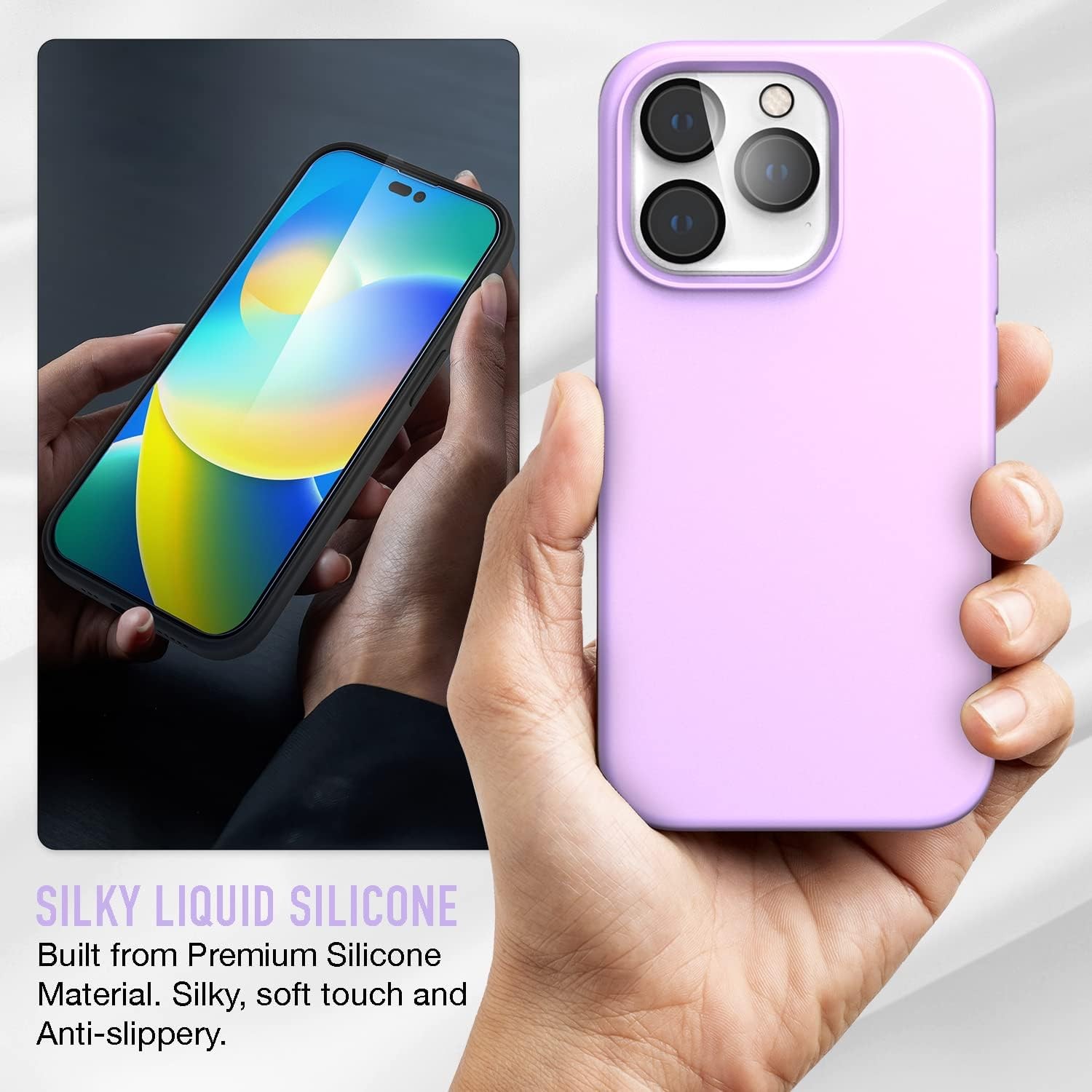 6.7 Inch 6 in 1 iPhone 14 Pro Max Case with 3 Pack Screen & 2 Pack Lens Protecto