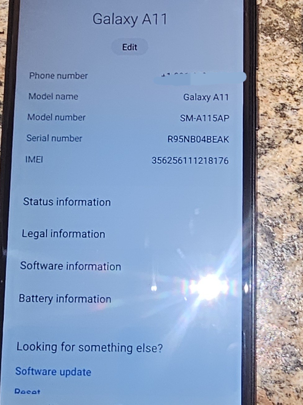 Samsung Galaxy A11. SIM Unlocked. With C ase & 2gb Thumb drive.