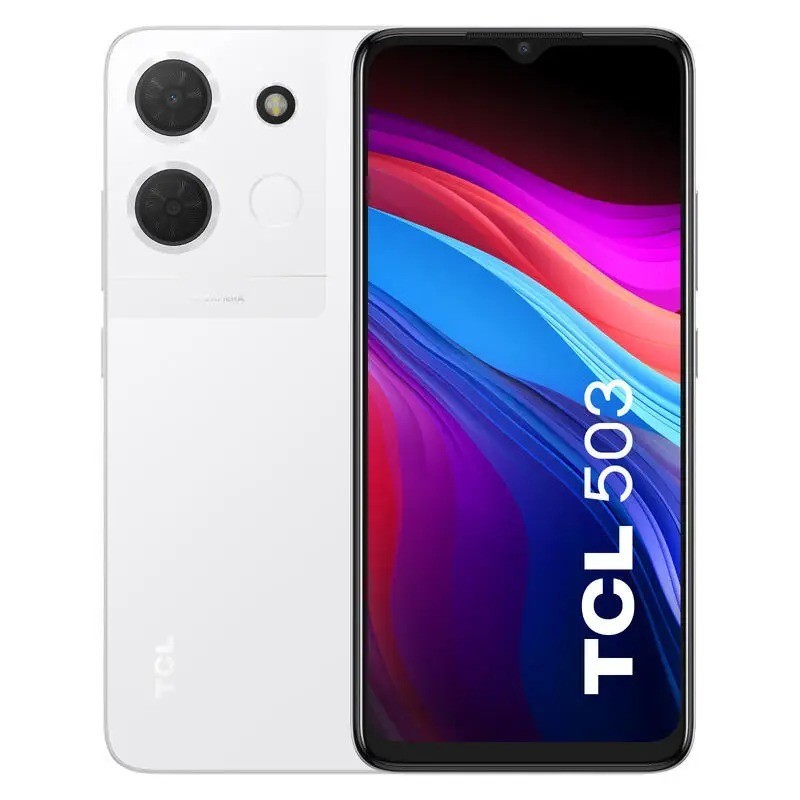 TCL 503 6.6″Display Factory Unlocked Android GSM Dual SIM 128GB Cell Phone WH
