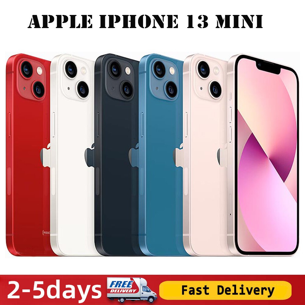 NEW Apple iPhone 13 mini 5G 128G/256GB A2481 Factory Unlocked CDMA GSM Fast Ship