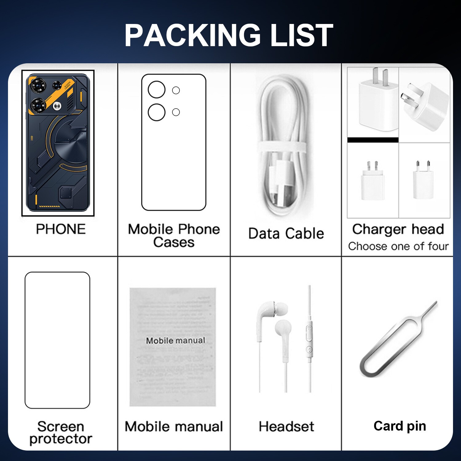 GT10 Pro Smartphone Android Factory Unlocked 6.8″ HD 8+512GB 6800mAh Dual SIM