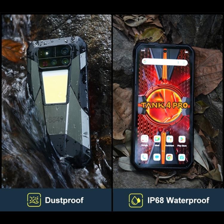 Unihertz Tank 4 Pro Rugged 5G Phone, 16GB+512GB, Projector, Night Vision.