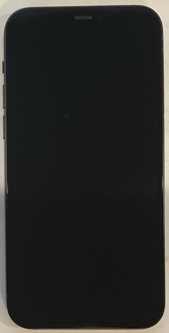 USED BLACK GSM UNLOCKED iPhone 12, 64GB A2172 MGF43LL/A WITH 79% BATTERY HEALTH