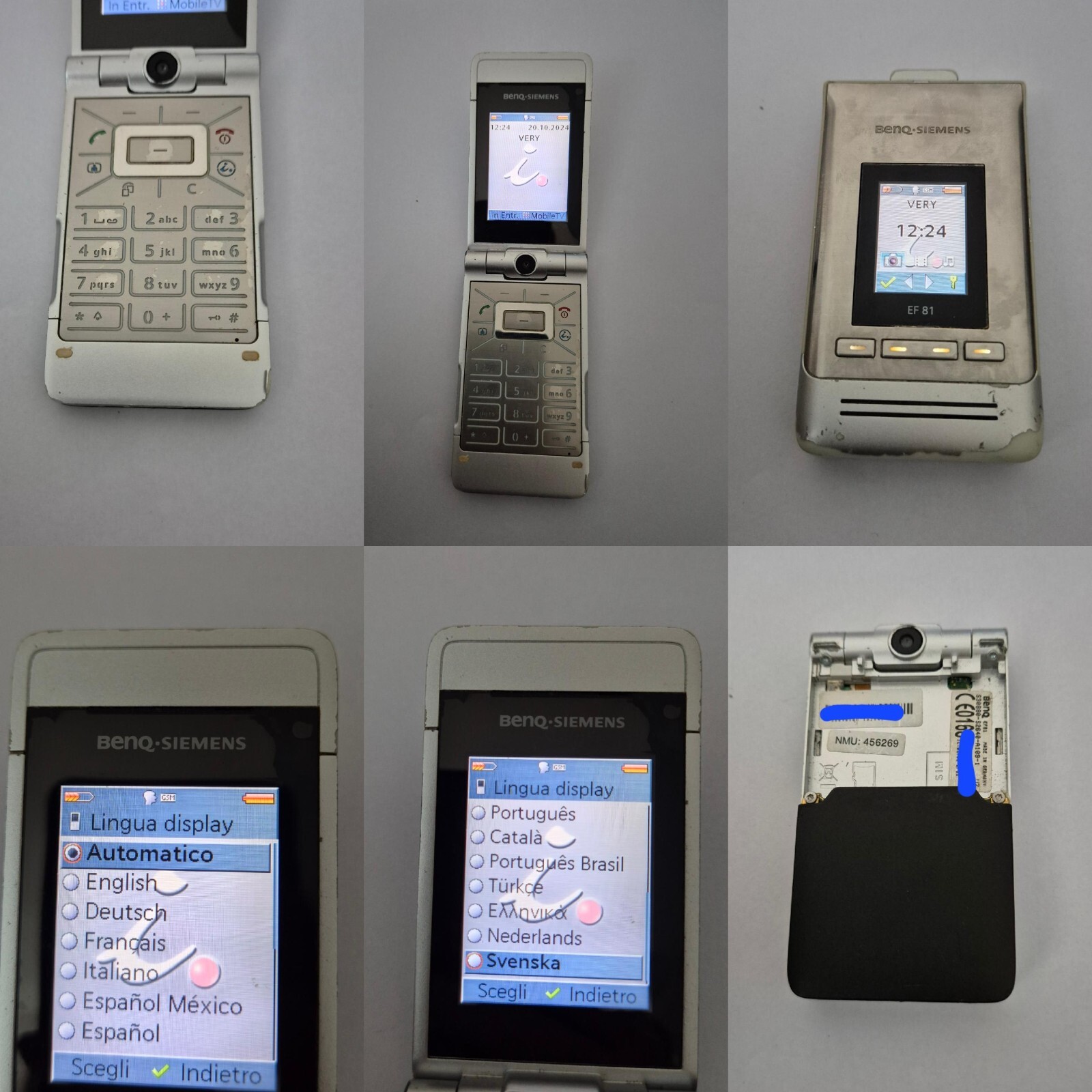 BENQ SIEMENS EF81 GSM UNLOCKED SIM FREE UNLOCK CELL PHONE