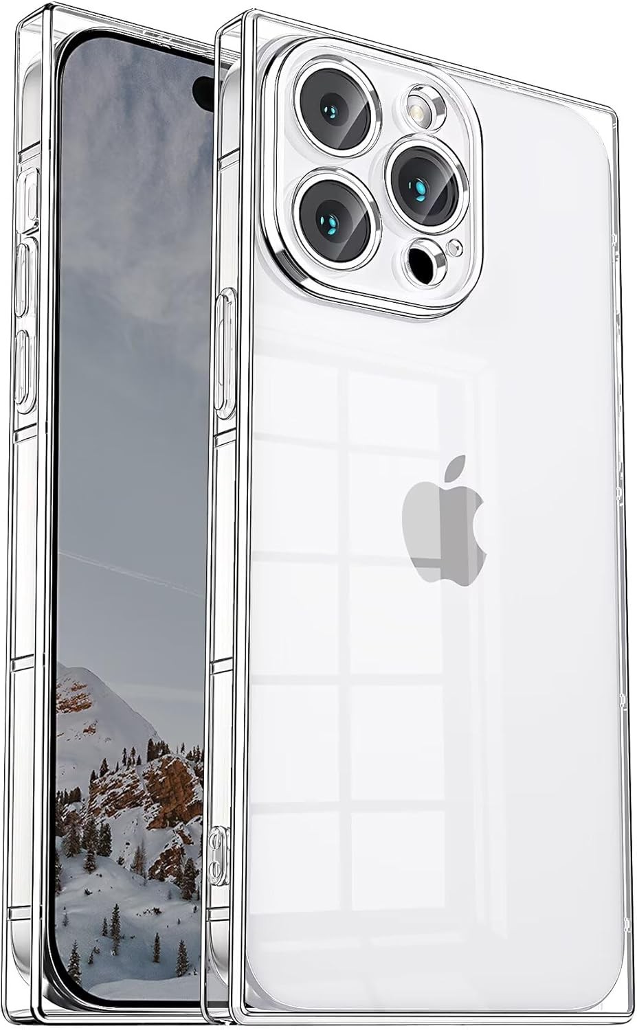 Case for iPhone 14 Pro Max Clear, Soft TPU Protective Shockproof Cover 6.7 Inch